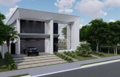Sobrado com 4 dormitórios à venda, 396 m² por r$ 2.500.000,00 - condomínio alphaville - ribeirão preto/sp