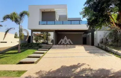 Sobrado com 4 dormitórios à venda, 419 m² por r$ 3.600.000,00 - condomínio reserva santa luisa - ribeirão preto/sp
