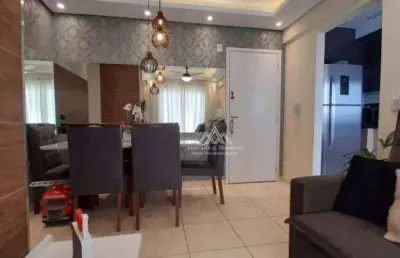 Apartamento com 2 dormitórios à venda, 50 m² por r$ 255.000,00 - jardim anhangüera - ribeirão preto/sp