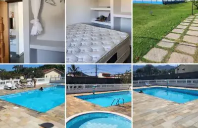 Casa em condomínio fechado na praia martin de sá-litoral norte