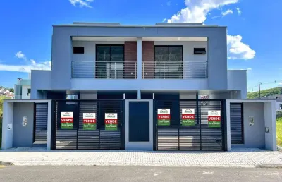 Geminado à venda, 3 quartos, sendo 1 suíte, bairro três rios do norte, jaraguá do sul/ sc.