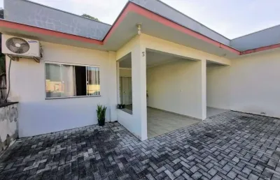 Casa geminada 2 quartos sendo 1 suíte, bairro amizade - jaraguá do sul /sc