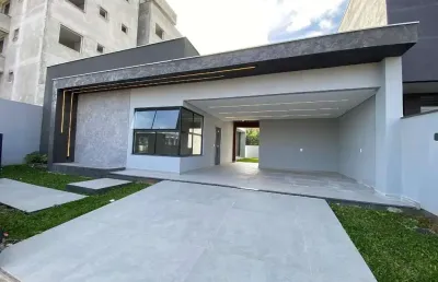 Casa térrea moderna à venda com 3 quartos sendo 1 suíte no bairro três rios do norte
