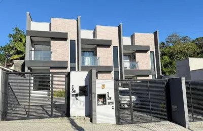 Geminado à venda, 2 quartos, sendo 2 suítes, bairro ilha da figueira, jaraguá do sul/ sc.