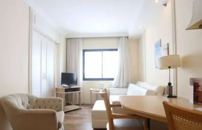 Apartamento com 1 quarto para alugar na rua pamplona, --, jardim paulista, são paulo, 38 m2 por r$ 3.400