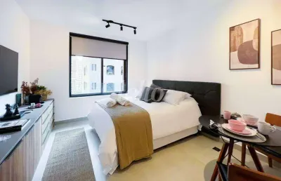 Kitnet / stúdio para alugar na rua pedroso alvarenga, --, itaim bibi, são paulo, 30 m2 por r$ 5.500