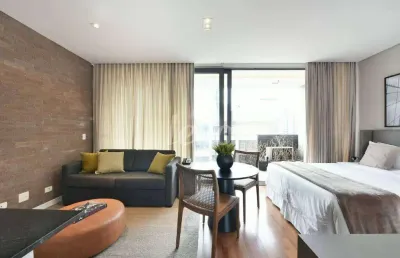 Apartamento com 1 quarto para alugar na rua elvira ferraz, --, vila olímpia, são paulo, 42 m2 por r$ 8.900
