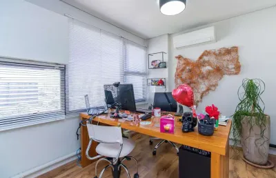 Sala comercial com 3 salas para alugar na avenida bem-te-vi, --, indianópolis, são paulo, 110 m2 por r$ 7.000