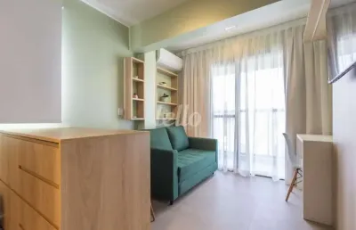Apartamento com 1 quarto para alugar na avenida pompéia, --, pompéia, são paulo, 29 m2 por r$ 3.300