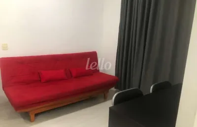Apartamento com 1 quarto para alugar na avenida aratãs, --, indianópolis, são paulo, 38 m2 por r$ 3.000