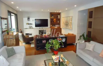 Apartamento com 4 quartos para alugar na alameda dos aicás, --, indianópolis, são paulo, 210 m2 por r$ 15.000