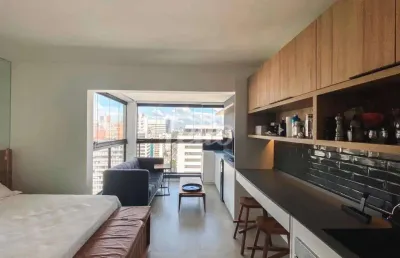 Apartamento com 1 quarto para alugar na rua batataes, --, jardim paulista, são paulo, 27 m2 por r$ 3.700