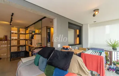 Apartamento com 1 quarto para alugar na rua conde de itu, --, jardim santo amaro, são paulo, 47 m2 por r$ 3.900