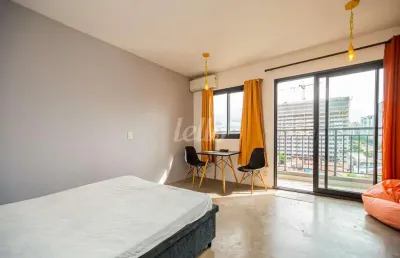 Apartamento com 1 quarto para alugar na avenida das carinas, --, indianópolis, são paulo, 32 m2 por r$ 2.400