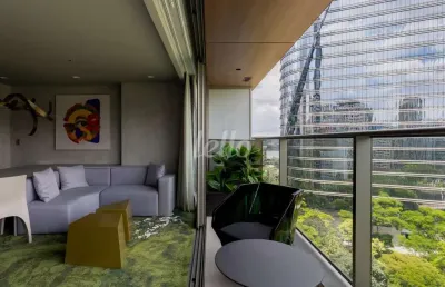 Apartamento com 1 quarto para alugar na rua funchal, --, vila olímpia, são paulo, 53 m2 por r$ 25.000