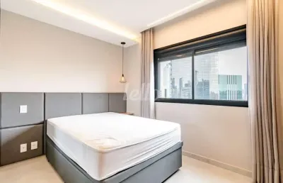 Apartamento com 1 quarto para alugar na alameda raja gabaglia, --, vila olímpia, são paulo, 25 m2 por r$ 4.000