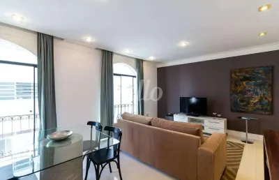 Apartamento com 1 quarto para alugar na alameda lorena, --, jardim paulista, são paulo, 80 m2 por r$ 4.613