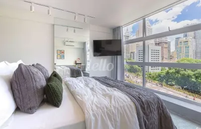 Apartamento com 1 quarto para alugar na praça pedro lessa, --, centro, são paulo, 40 m2 por r$ 3.000