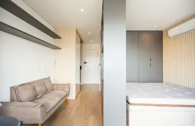 Apartamento com 1 quarto para alugar na avenida professor ascendino reis, --, vila clementino, são paulo, 24 m2 por r$ 3.300
