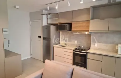 Apartamento com 1 quarto para alugar na rua capote valente, --, pinheiros, são paulo, 47 m2 por r$ 4.500
