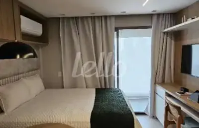 Apartamento com 1 quarto para alugar na avenida santo amaro, --, santo amaro, são paulo, 27 m2 por r$ 3.700