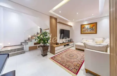 Casa em condomínio fechado com 3 quartos à venda na rua sete de abril, 120, vila américa, santo andré, 129 m2 por r$ 905.000