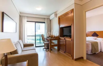 Flat com 1 quarto à venda na rua guararapes, 1911, brooklin paulista, são paulo, 40 m2 por r$ 362.000