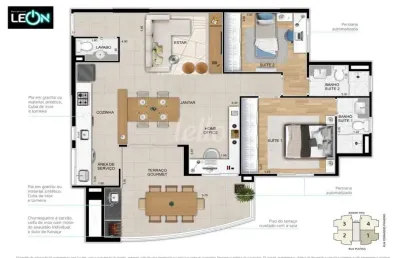 Apartamento com 3 quartos à venda na rua platina, 295, vila azevedo, são paulo, 95 m2 por r$ 1.450.000