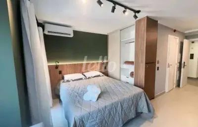 Apartamento com 1 quarto à venda na avenida pavão, 986, indianópolis, são paulo, 28 m2 por r$ 510.000