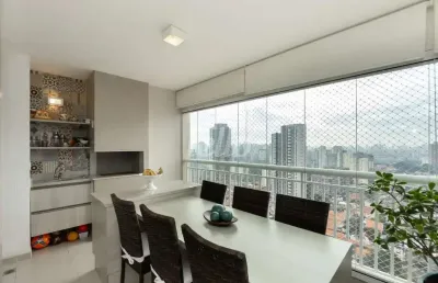 Apartamento com 3 quartos à venda na rua delmira ferreira, 119, vila firmiano pinto, são paulo, 127 m2 por r$ 1.597.000