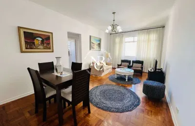 Apartamento com 2 quartos à venda, 107m² - gonzaga em santos, sp