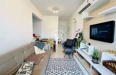 Apartamento á venda com vista para o mar e 1 suíte em santos-sp