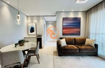Apartamento novo á venda com 02 dormitórios na ponta da praia em santos-sp