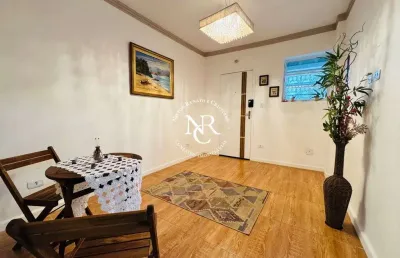 Apartamento com 01 dormitório á venda na pompeia em santos-sp