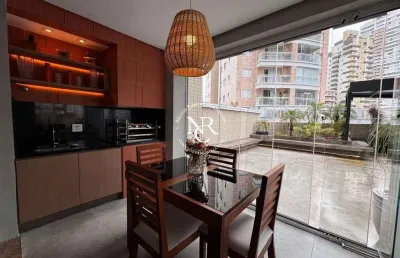 Apartamento garden á venda com 2 suítes no gonzaga em santos-sp
