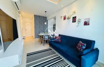 Apartamento á venda com vista para o mar e 1 suíte em santos-sp