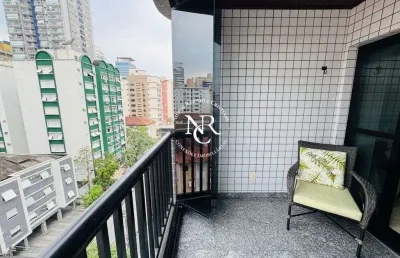 Apartamento no gonzaga á venda com 02 quartos e 02 vagas de garagem, santos-sp