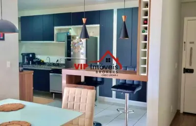 Lindo apartamento com 3 dormitório sendo uma suíte no condomínio bosque dos juritis