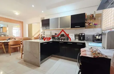 Linda casa com 3 dormitórios sendo duas suítes no condomínio villagio colônia