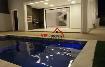 Excelente casa nova  no condomínio reserva ermida com 3 suítes -