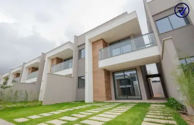 Casa em condomínio fechado com 4 quartos à venda na carlos albuquerque de lima, 209, eusebio, eusébio, 132 m2 por r$ 699.000
