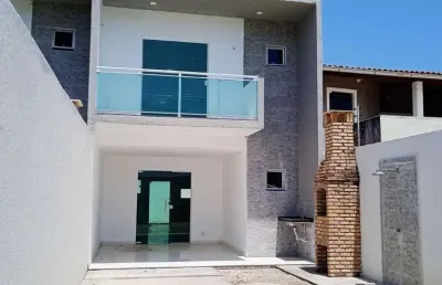Casa em condomínio fechado com 3 quartos à venda na luiz paiva, 23, iparana, caucaia, 134 m2 por r$ 390.000