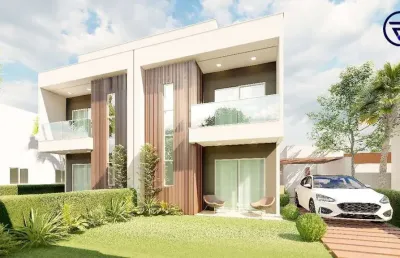 Casa em condomínio fechado com 3 quartos à venda na rua francisca pereira lima, 1029, jardim icaraí, caucaia, 80 m2 por r$ 309.000