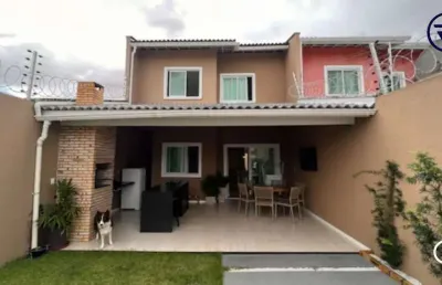 Casa com 3 quartos à venda na guilherme bassila, 52, edson queiroz, fortaleza, 140 m2 por r$ 590.000