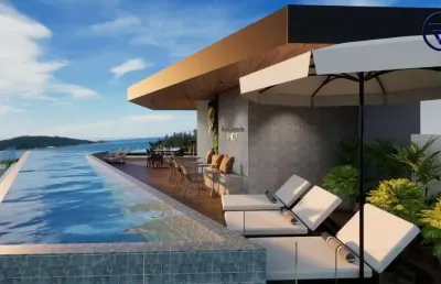 Apartamento com 1 quarto à venda na jardim campeche, 485, campeche, florianópolis, 19 m2 por r$ 398.524