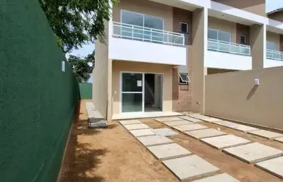 Casa em condomínio fechado com 3 quartos à venda na raimundo aprígio de menezes, 1965, icaraí, caucaia, 88 m2 por r$ 338.000