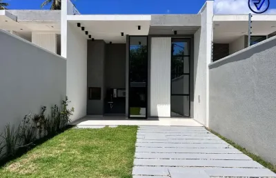 Casa com 3 quartos à venda na carneiro leão, 430, precabura, eusébio, 115 m2 por r$ 420.000