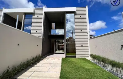 Casa com 4 quartos à venda na rua santa cecília, 1230, pires façanha, eusébio, 134 m2 por r$ 629.900