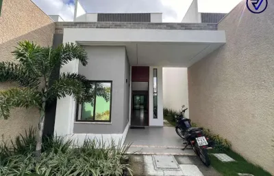 Casa com 3 quartos à venda na rua djanira pinheiro ellery, 200, guaribas, eusébio, 140 m2 por r$ 680.000