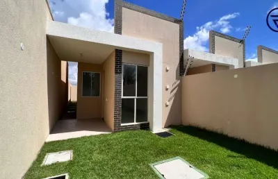 Casa com 2 quartos à venda na manoel felipe da silva, 712, olho d'água, eusébio, 66 m2 por r$ 289.000